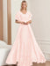 Plus Size Mother of the Bride A-Line Floor-Length Dress with V-Neck and Half Sleeves