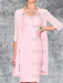 Pink Knee-Length V-Neck Sheath/Column Mother of the Bride Dresses