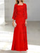 2 A-Line/Princess Scoop Mother of the Bride Dresses with Pleated & Lace Appliques Floor-Length