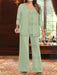 Plus Size 3-Piece Mother of the Bride Chiffon Pantsuit with V-Neck Floor-Length Jacket & Sequins