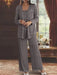 Sequined Chiffon Pantsuits for the Mother of the Bride with Jacket