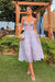 Sweetheart Tulle Aline Prom Dress Sleeveless Lace Corset Party Dress Short