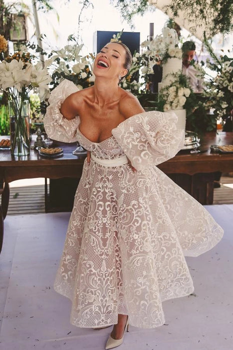 Sweetheart  Aline Wedding Dress Sleeveless Lace Dress