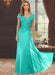 Sweetheart Short-Sleeve Floor-Length Sheath Mother of the Bride Dress with Lace Appliques & Sequins