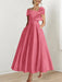 Off-the-Shoulder Sleeveless A-Line Princess Ankle-Length Mother of the Bride Dress with Bow(s)