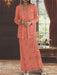 Ankle-length Chiffon Mother of the Bride Dress with Sequins and Jacket