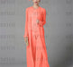 Long-Sleeve Chiffon Mother of the Bride Pantsuit with Jacket and Sequins