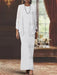 Floor-Length Scoop Neck Sheath Dress with Long Sleeves and Jacket for the Mother of the Bride