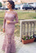 Wisteria Trumpet/Mermaid Bateau Long Sleeves Applique Lace Dresses - Prom Dresses