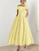 Off-the-Shoulder Sleeveless A-Line Princess Ankle-Length Mother of the Bride Dress with Bow(s)