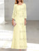 2 A-Line/Princess Scoop Mother of the Bride Dresses with Pleated & Lace Appliques Floor-Length