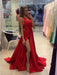 A-Line/Princess Halter Sleeveless Sweep/Brush Train Taffeta Dresses - Prom Dresses