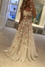 A-line Hand-Made Flower Formal Dress Sexy Sleeveless Straps Prom Gowns with Flowers - Prom Dresses
