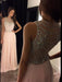 A-Line/Princess Scoop Sleeveless Chiffon Crystal Floor-Length Dresses - Prom Dresses