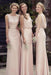 A-line/Princess Sexy Chiffon Bridesmaid Dresses Long Prom Dress - Prom Dresses
