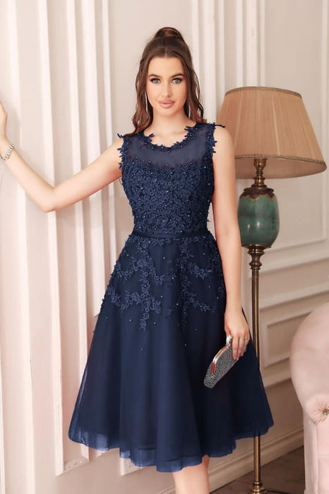 Elegant Short Lace Bridesmaid Dresses Bridelily