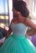 Affordable Glorious Sleek Ball Gown Sleeveless Sweetheart Tulle Brush Train Beading Plus Size Prom Dresses - Prom Dresses