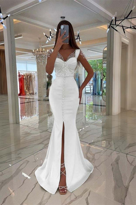 Amazing Mint Green Cap Sleeves Prom Dress Long with Beads