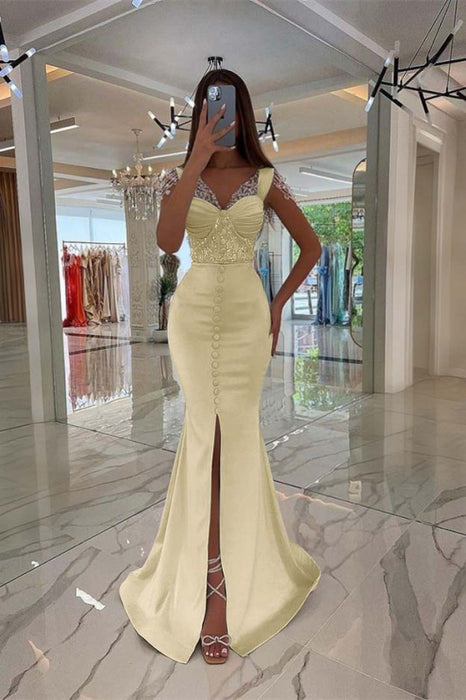 Amazing Mint Green Cap Sleeves Prom Dress Long with Beads