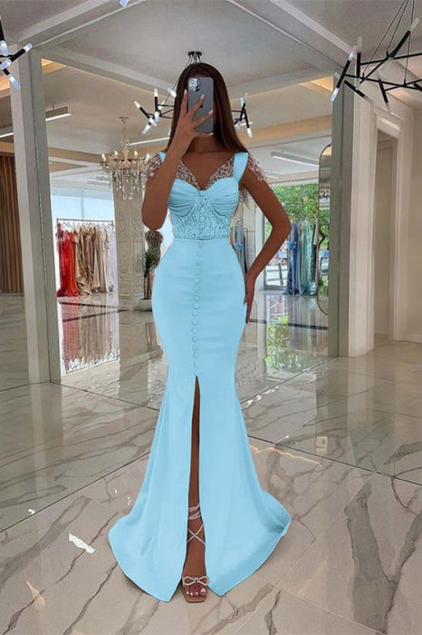 Amazing Mint Green Cap Sleeves Prom Dress Long with Beads