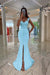 Amazing Mint Green Cap Sleeves Prom Dress Long with Beads