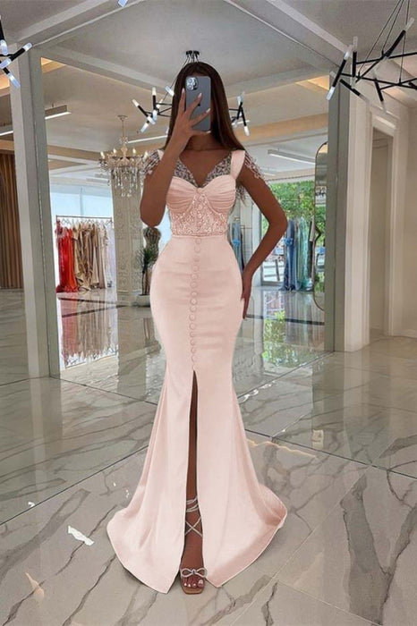 Amazing Mint Green Cap Sleeves Prom Dress Long with Beads