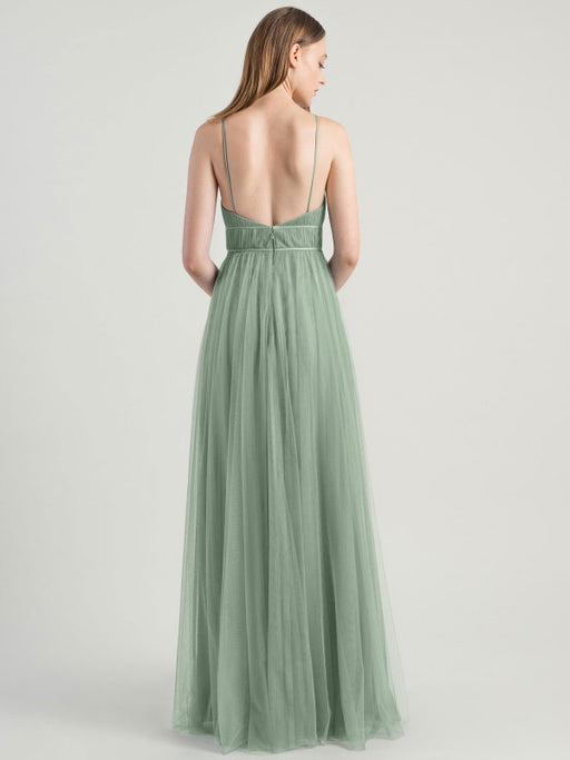 Evening Dress Sleeveless A-Line V-Neck Satin Pleated Social Party Dresses Bridelily Evening Dress Sleeveless A-Line V-Neck Satin Pleated Social Party Dresses Bridelily