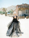 Ball Gown Sleeveless Sweetheart Lace Sweep/Brush Train Tulle Dresses - Prom Dresses