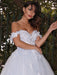 Ball Gown Tulle Applique Off-the-Shoulder Sleeveless Sweep/Brush Train Dresses - Prom Dresses