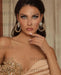 Beaded Off-the-Shoulder Mermaid Evening Gown
