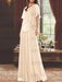 Pearl Pink mother of the bride beaded chiffon two-piece floor-length dress