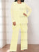 Daffodil plus size chiffon mother of the bride pantsuit with jacket