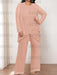 Dusty Rose plus size chiffon mother of the bride pantsuit with jacket