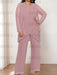 Mauve plus size chiffon mother of the bride pantsuit with jacket