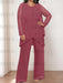 Mulberry plus size chiffon mother of the bride pantsuit with jacket