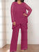 Orchid plus size chiffon mother of the bride pantsuit with jacket