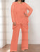 Watermelon plus size chiffon mother of the bride pantsuit with jacket