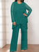 Emerald Green plus size chiffon mother of the bride pantsuit with jacket