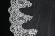 Beautiful Lace Applique Tulle Edge Wedding Veils