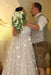 Beautiful Sleeveless Aline Wedding Dress Plus Size with Sash Floral Lace Tulle Bridal Gown