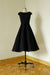 Black Bridelily Cap Sleeve Chiffon Mini A-line Wedding Dress - wedding dresses