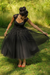 Black Chic Sweetheart Short Ball Gown Wedding Dresses Aline Tulle