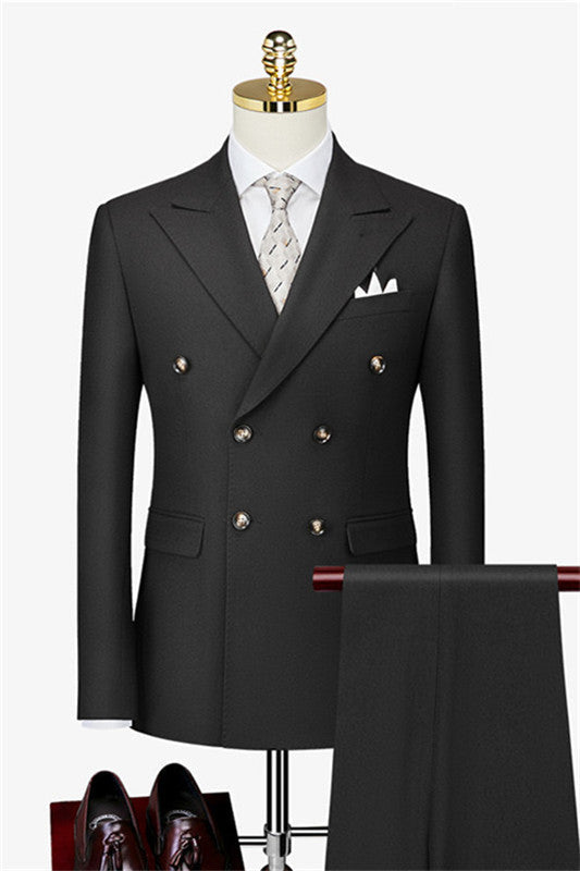 White 2 Piece Notched Lapel Ruched Business Suits with Sash main image 1
