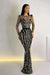 Black Mermaid Prom Dress with Detachable Ruffles