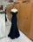 Black Off-the-shoulder Sweetheart Sleeveless Long Mermaid Prom Dress