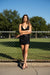 Black Sparkly Sequined Slim Short Homecoming Dress