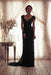 Black V Neck Backless Boho Wedding Dresses - wedding dresses