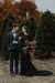 Black Vintage Long Sleeves Backless Rustic Lace Wedding Dress - Wedding Dresses