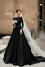 Black Vintage Wedding Dress Jewel Neck Sleeveless Natural Waist Satin Fabric Chapel Train Pleated Traditional Dresses For Bride
