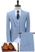 Gavin New Arrival Blue Three Pieces Slim Fit Men Suits